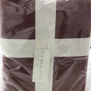 Casaluna King Duvet Set Dark Clay Cotton/ Cashmere used like new